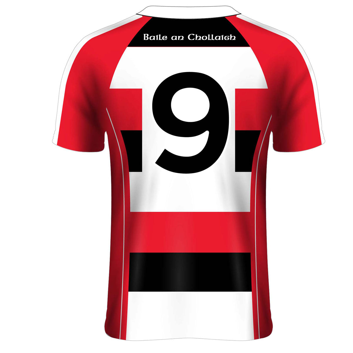 Mc Keever Ballincollig GAA Numbered Away Jersey - Youth - Red/Black