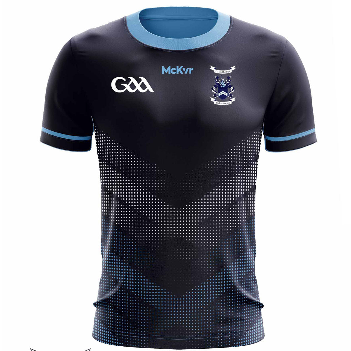 Mc Keever Ballyhegan Davitts GAA Training Jersey - Adult - Navy Matrix Player Fit