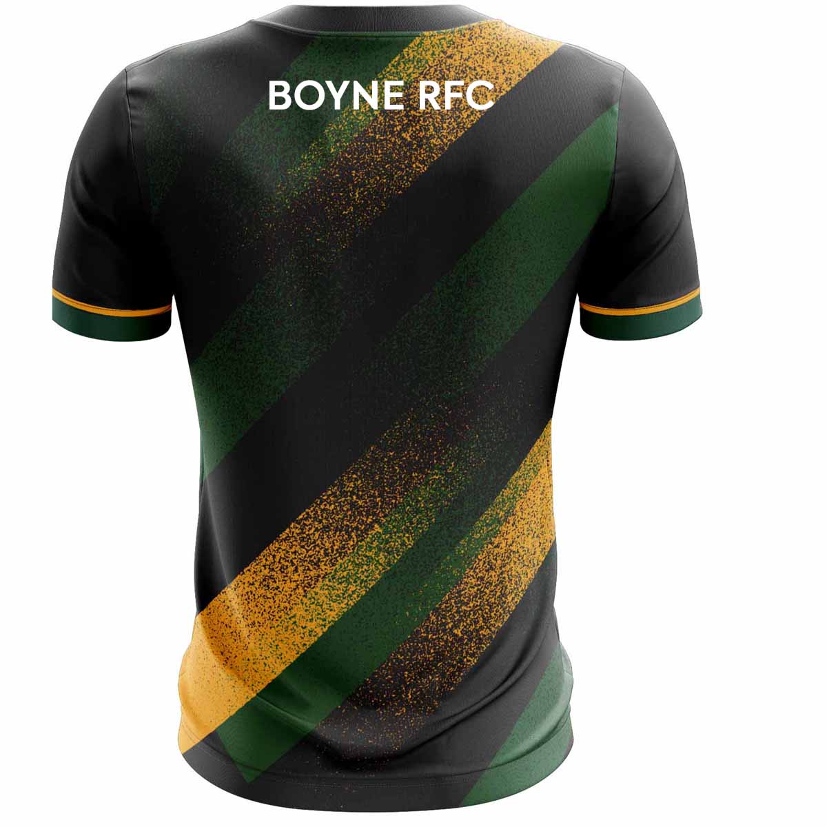 Mc Keever Boyne RFC Training Jersey - Adult - Black/Green/Amber