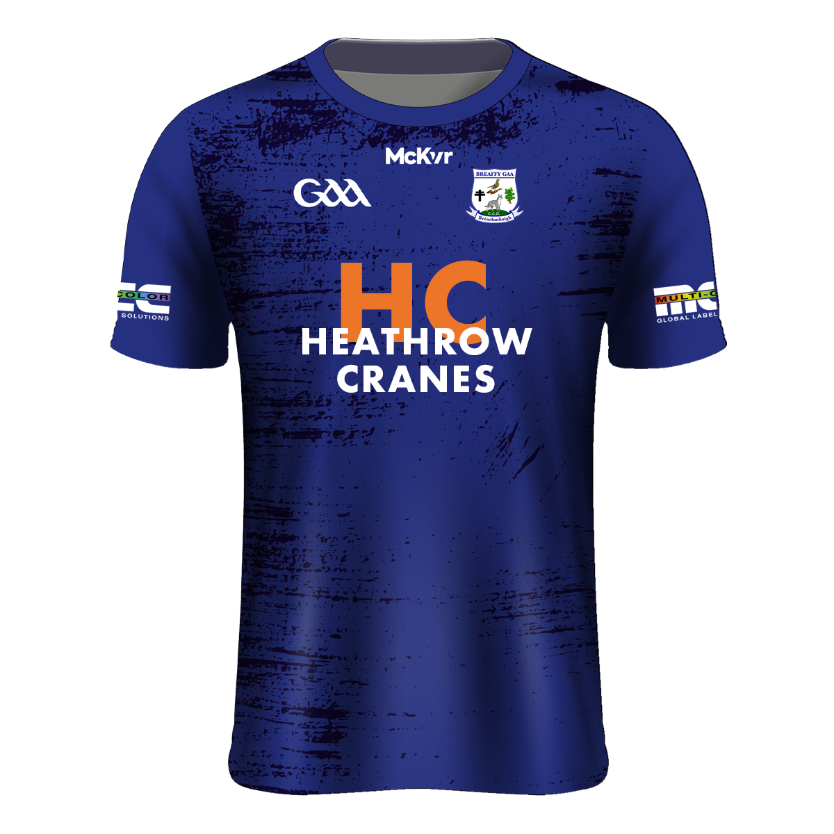 Mc Keever Breaffy GAA Official Training Jersey - Adult - Royal/White