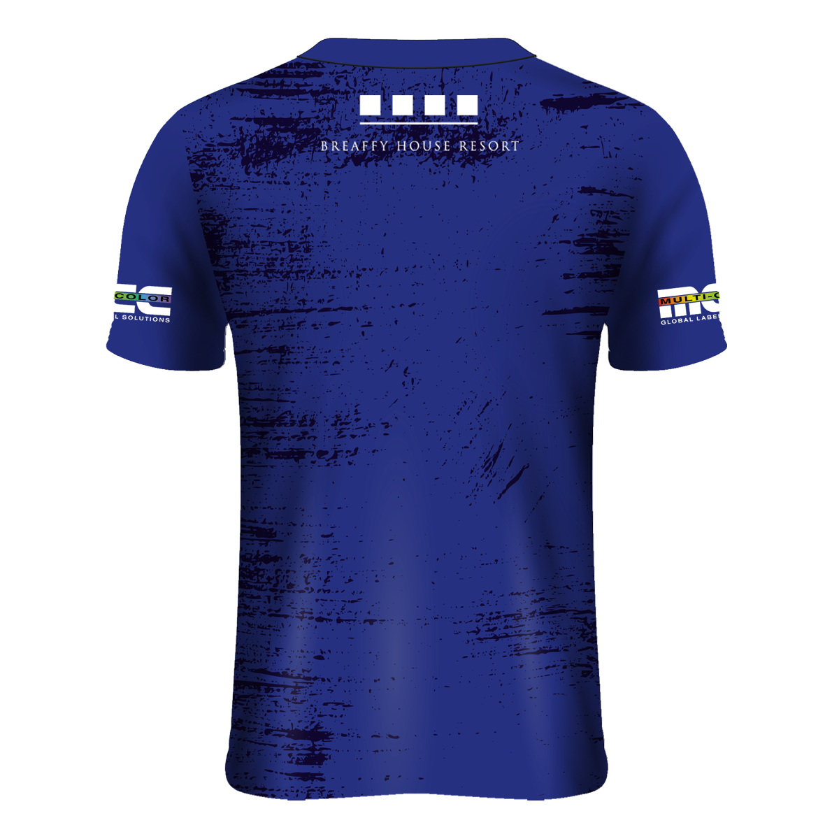 Mc Keever Breaffy GAA Official Training Jersey - Adult - Royal/White Tight Fit