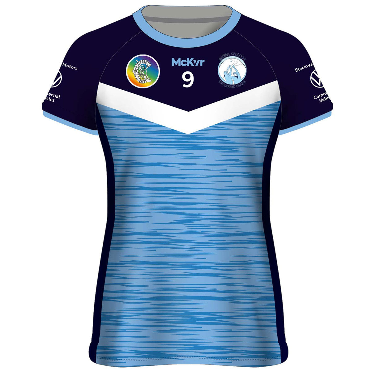 Mc Keever Brian Dillons Camogie Numbered Playing Jersey - Womens - Blue