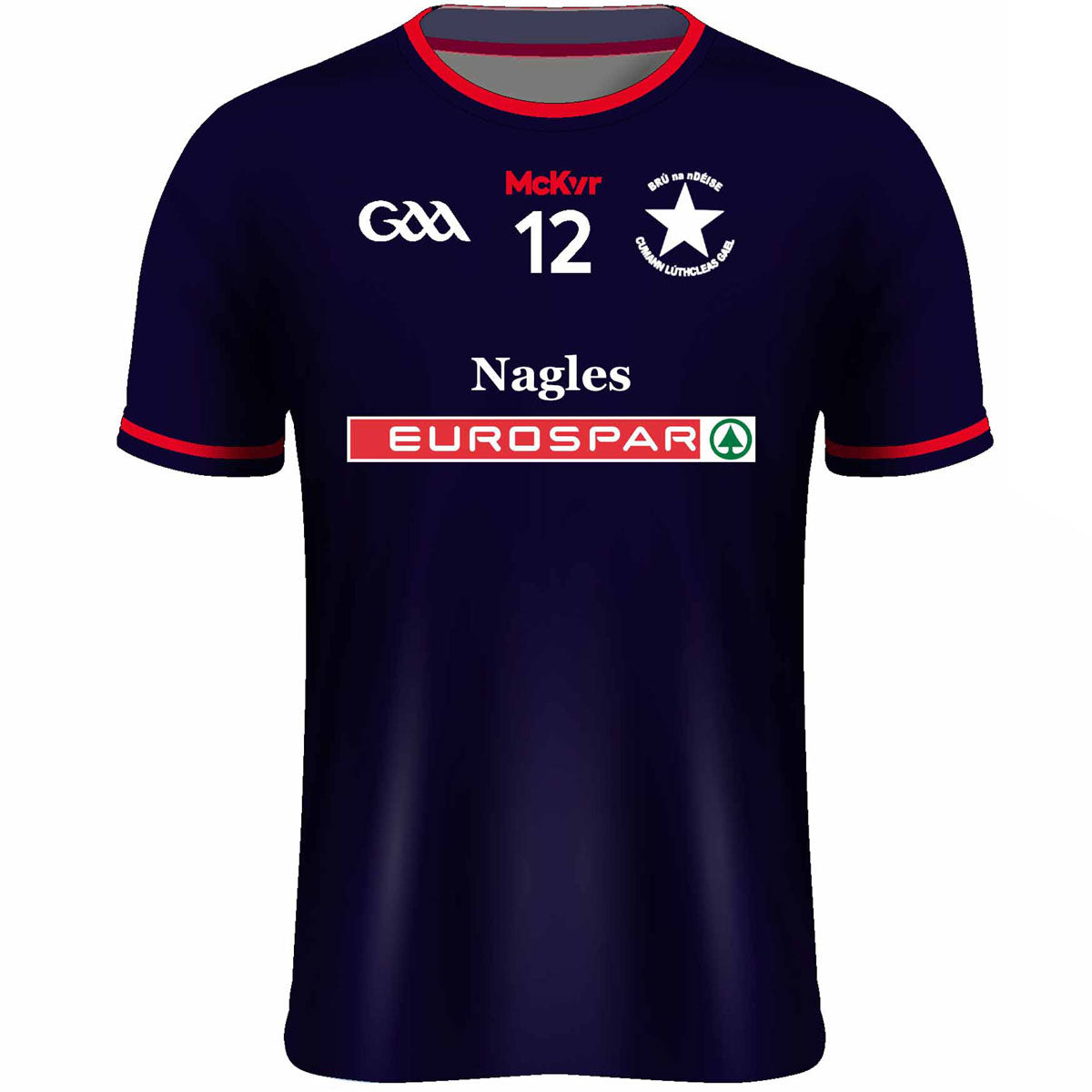 Mc Keever Bruff GAA, Limerick Numbered Playing Jersey - Womens - Navy
