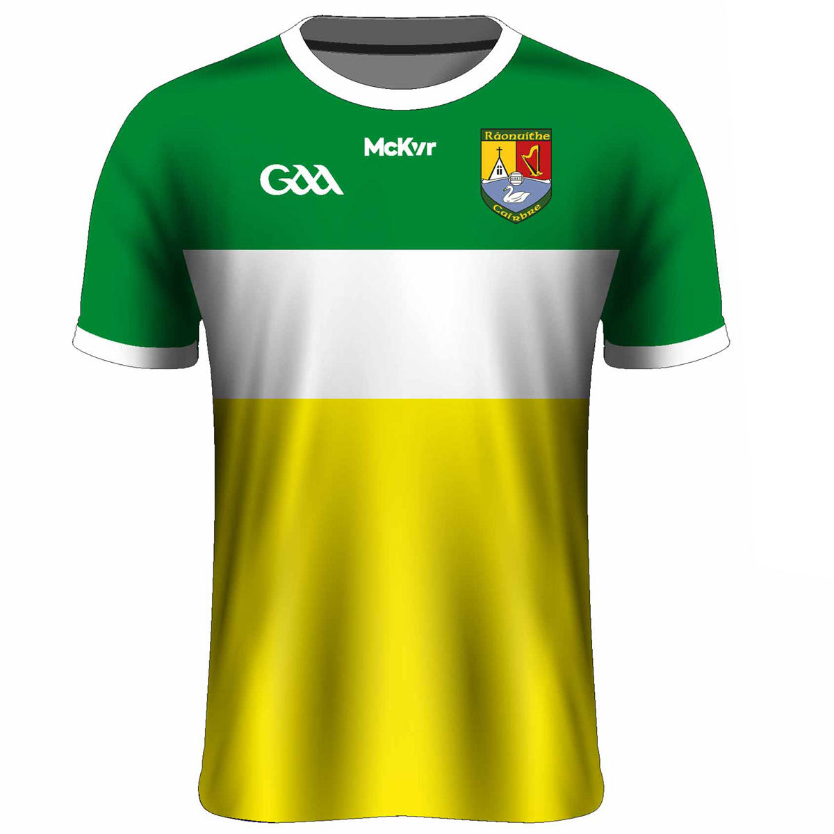Mc Keever Carbery Rangers GAA Training Jersey - Womens - Green/White/Yellow