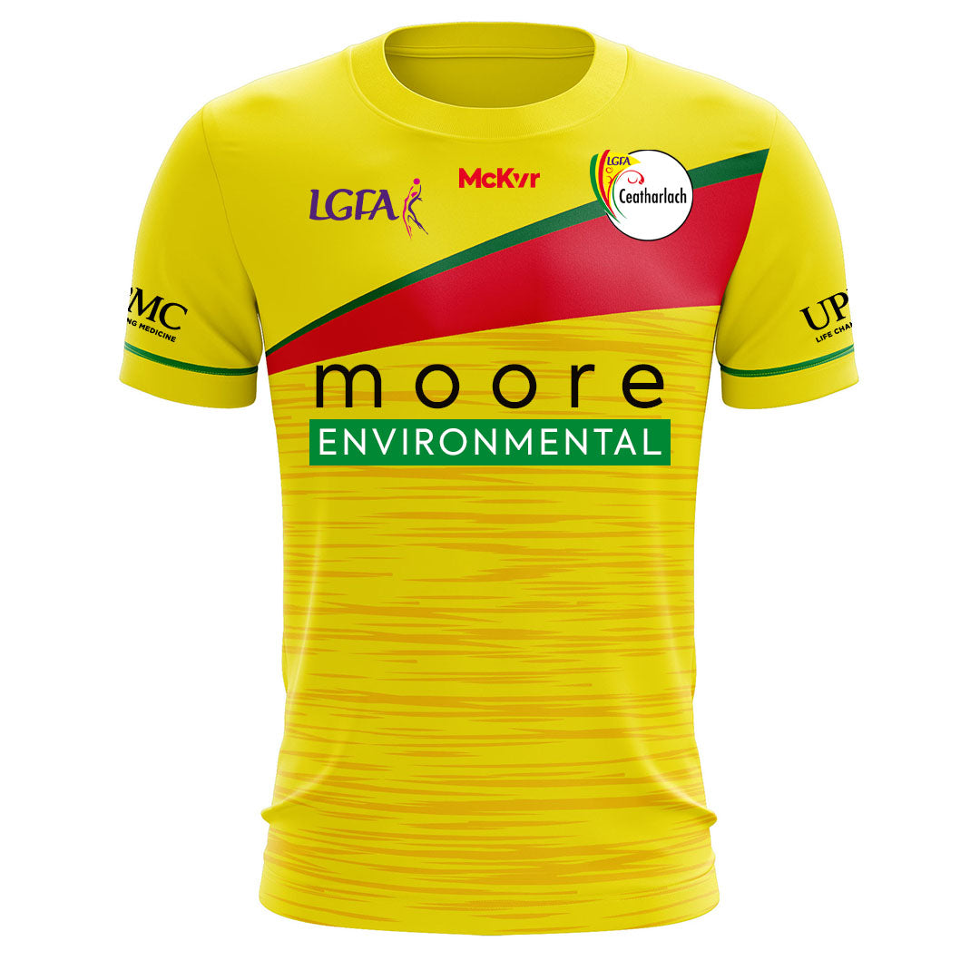 Mc Keever Carlow Ladies LGFA Official Goalkeeper Jersey - Mens - Yellow