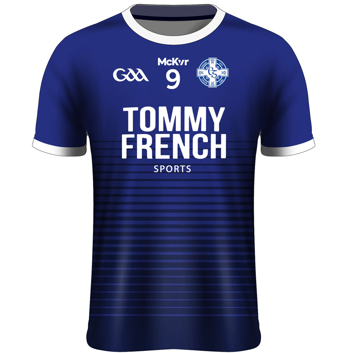 Mc Keever Clan Na Gael CLG Numbered Playing Jersey - Adult - Blue