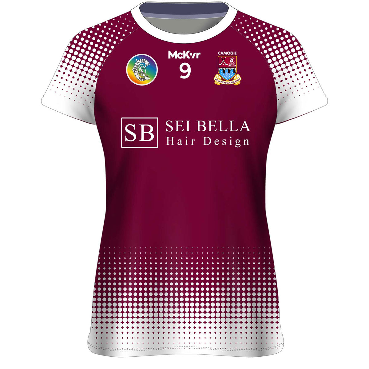 Mc Keever Clarinbridge Camogie Numbered Playing Jersey - Womens - Maroon