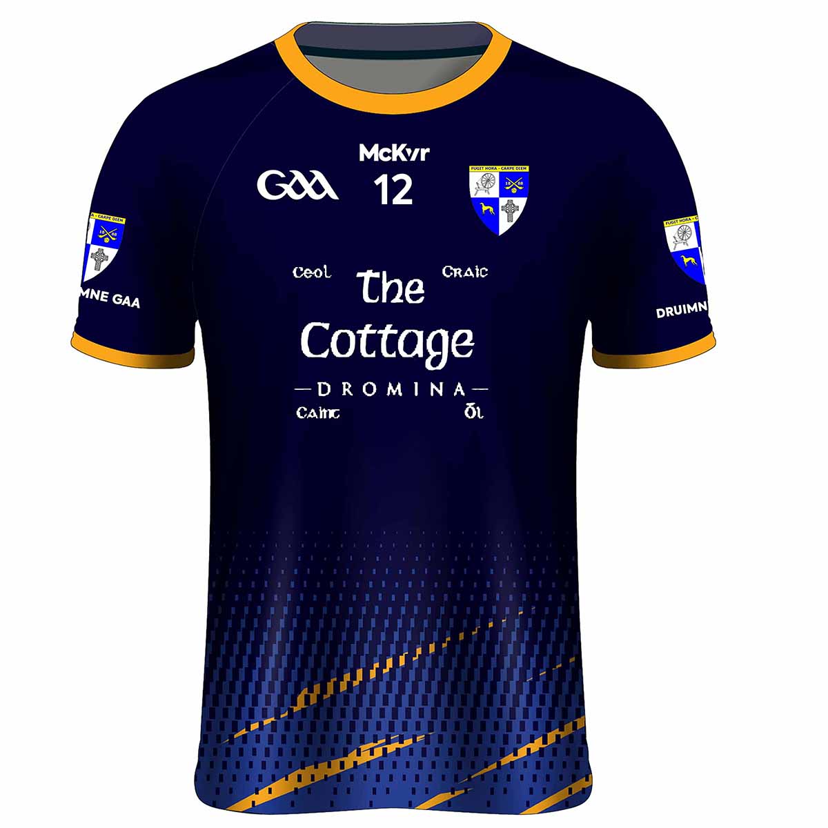 Mc Keever Dromina GAA Numbered Match Jersey - Womens - Navy