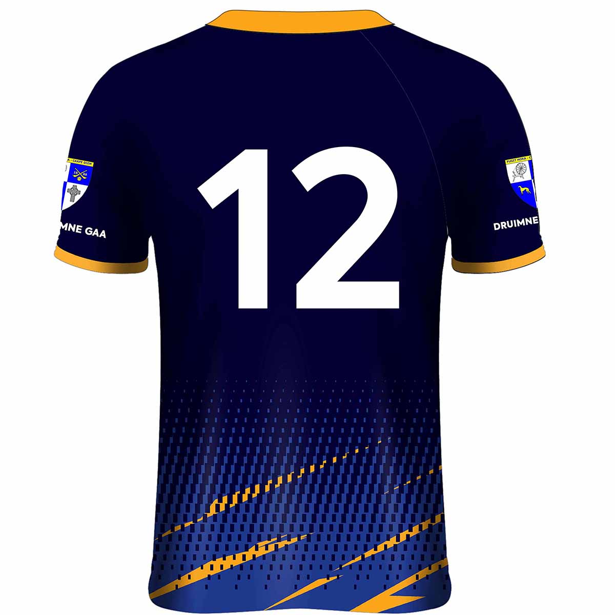 Mc Keever Dromina GAA Numbered Match Jersey - Adult - Navy Player Fit