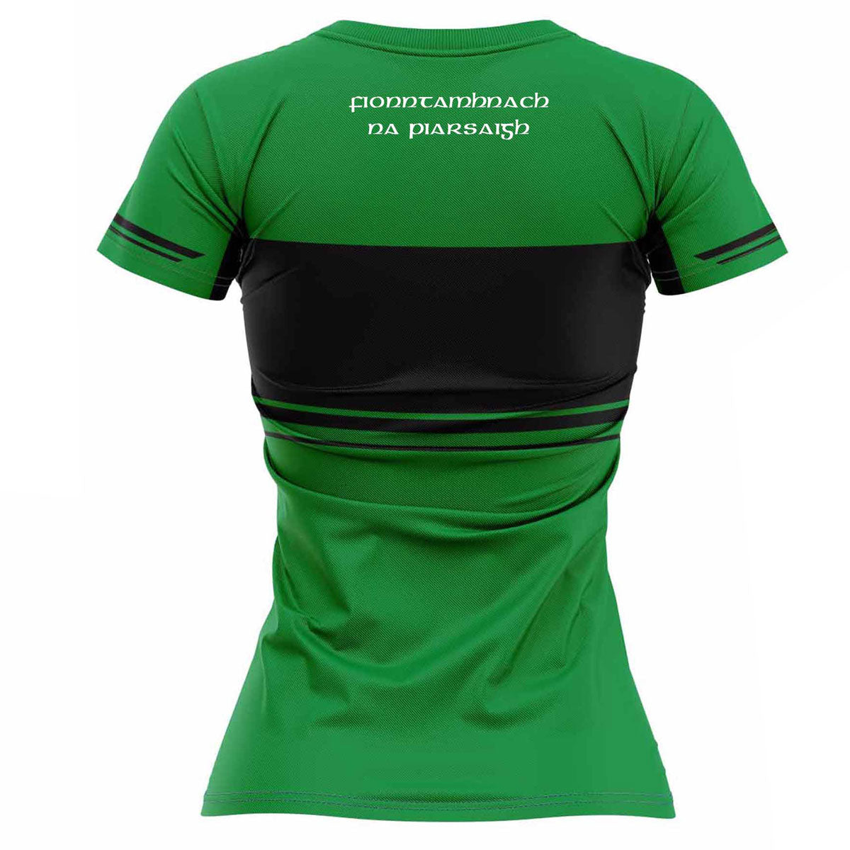 Mc Keever Fintona Pearses LGFA Training Jersey - Adult - Green/Black Player Fit