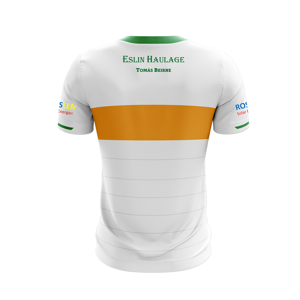 Mc Keever Leitrim Hurling Official Goalkeeper Jersey - Adult - White/Gold