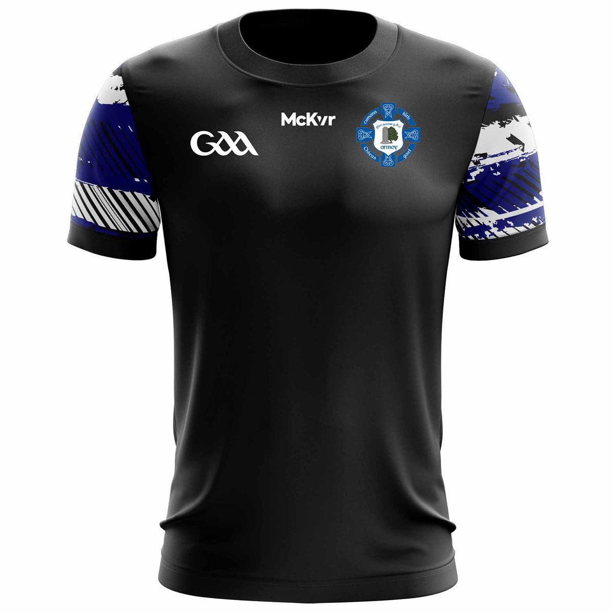 Mc Keever Glen Rovers Armoy Training Jersey - Adult - Black/Blue Player Fit