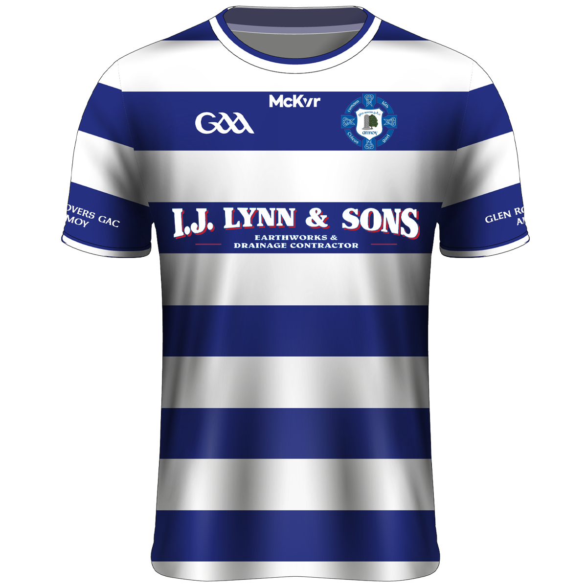 Mc Keever Glen Rovers Armoy Playing Jersey - Adult - Blue Player Fit