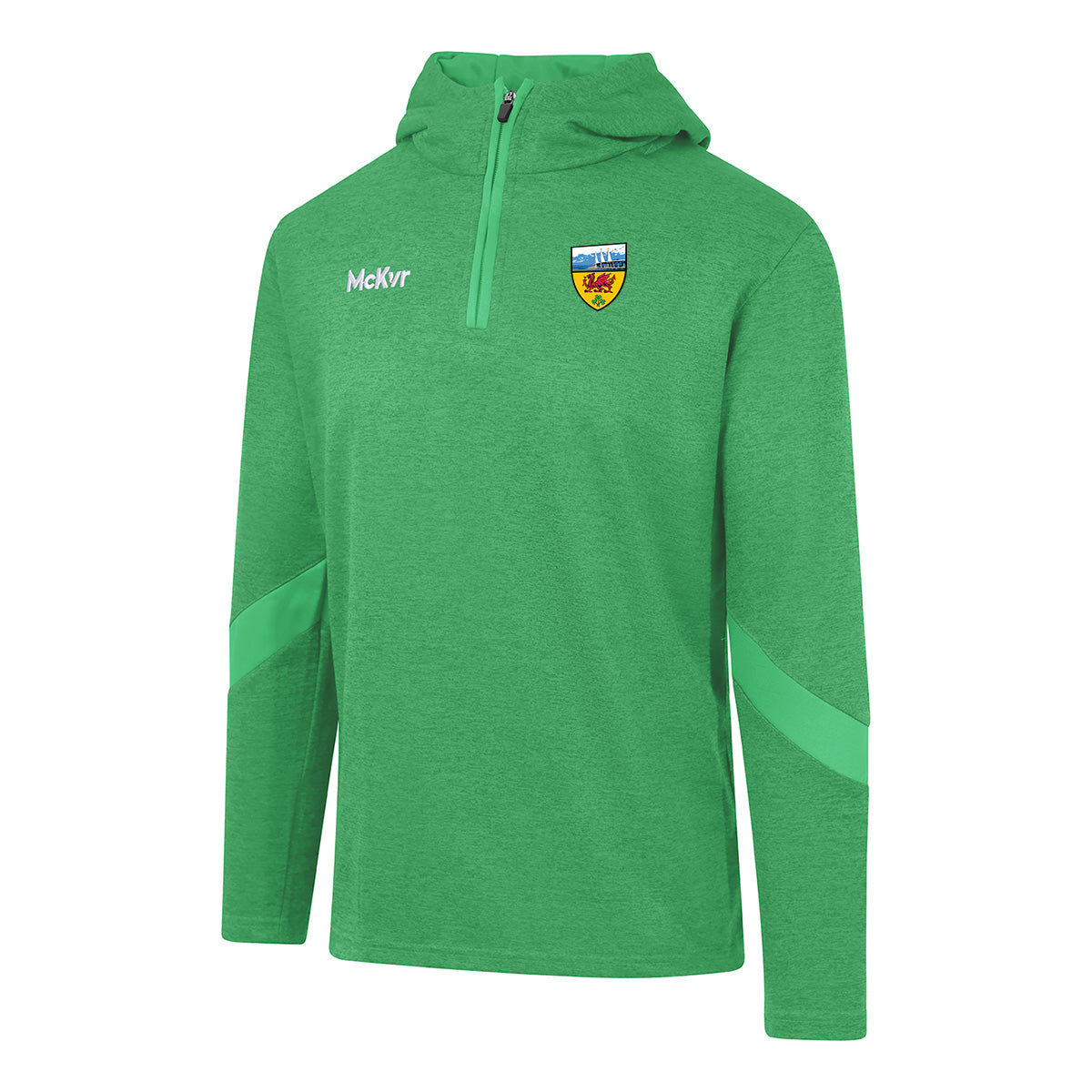 Mc Keever Gloucestershire GAA Core 22 1/4 Zip Hoodie - Youth - Green