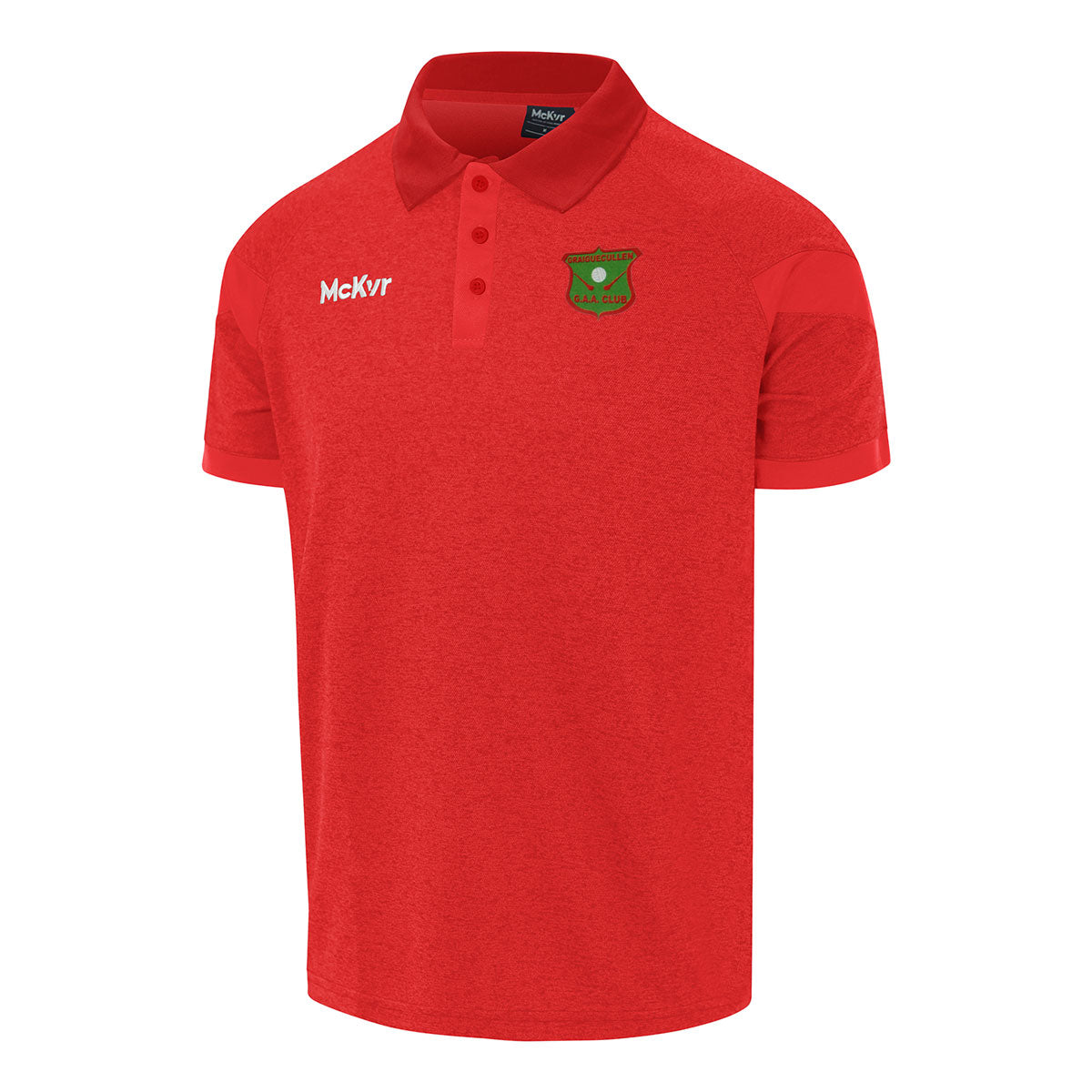Mc Keever Graigue Cullen GAA Core 22 Polo Top - Adult - Red