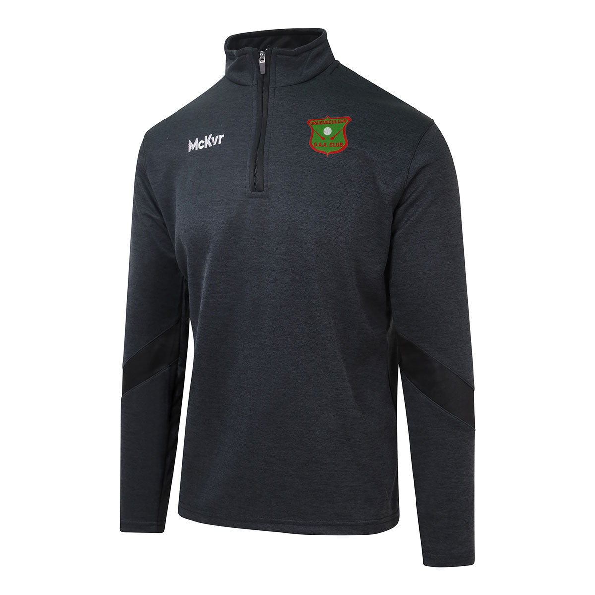 Mc Keever Graigue Cullen GAA Core 22 1/4 Zip Top - Adult - Black