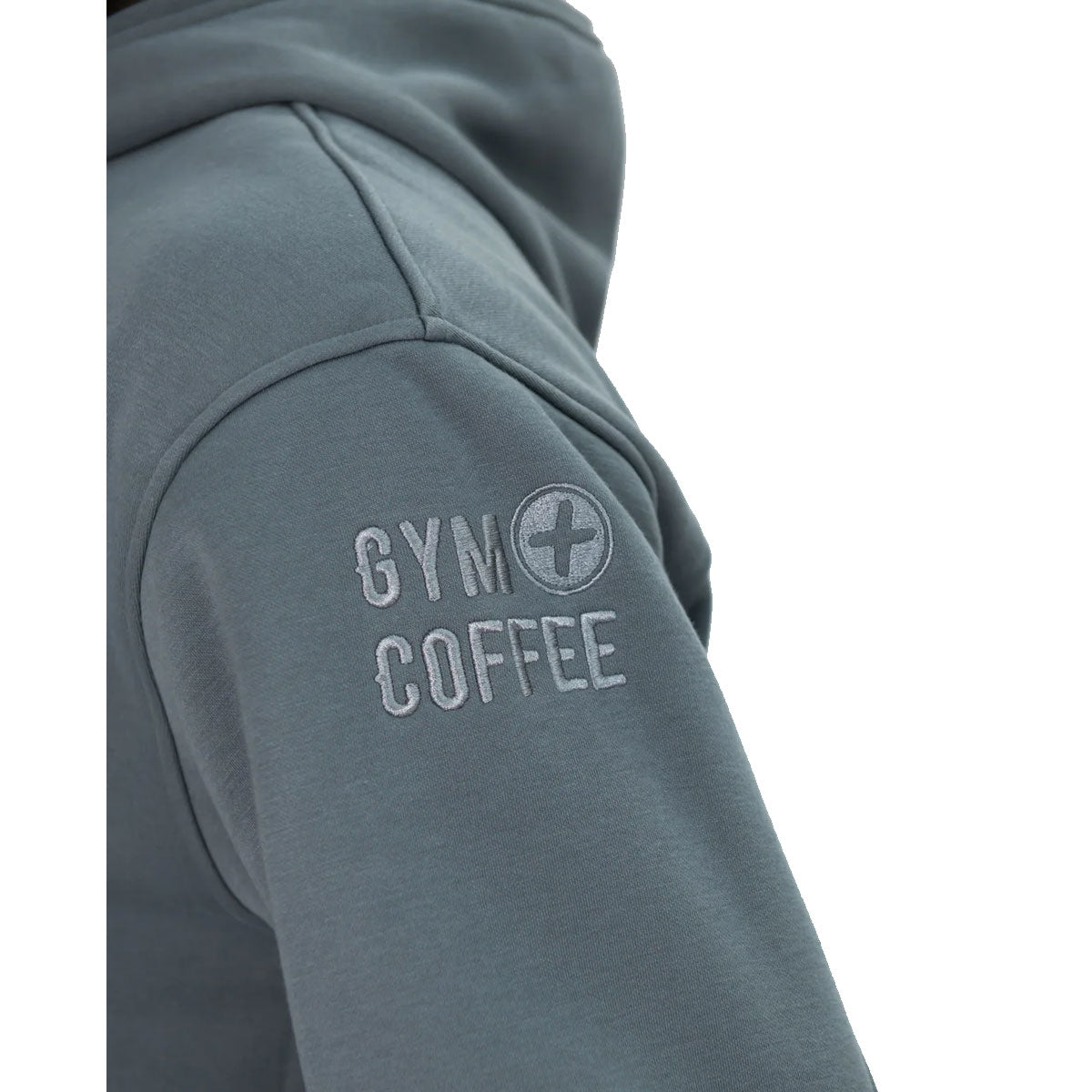 Gym+Coffee Sierra Fleece Zip Hoodie - Mens - Stone Blue