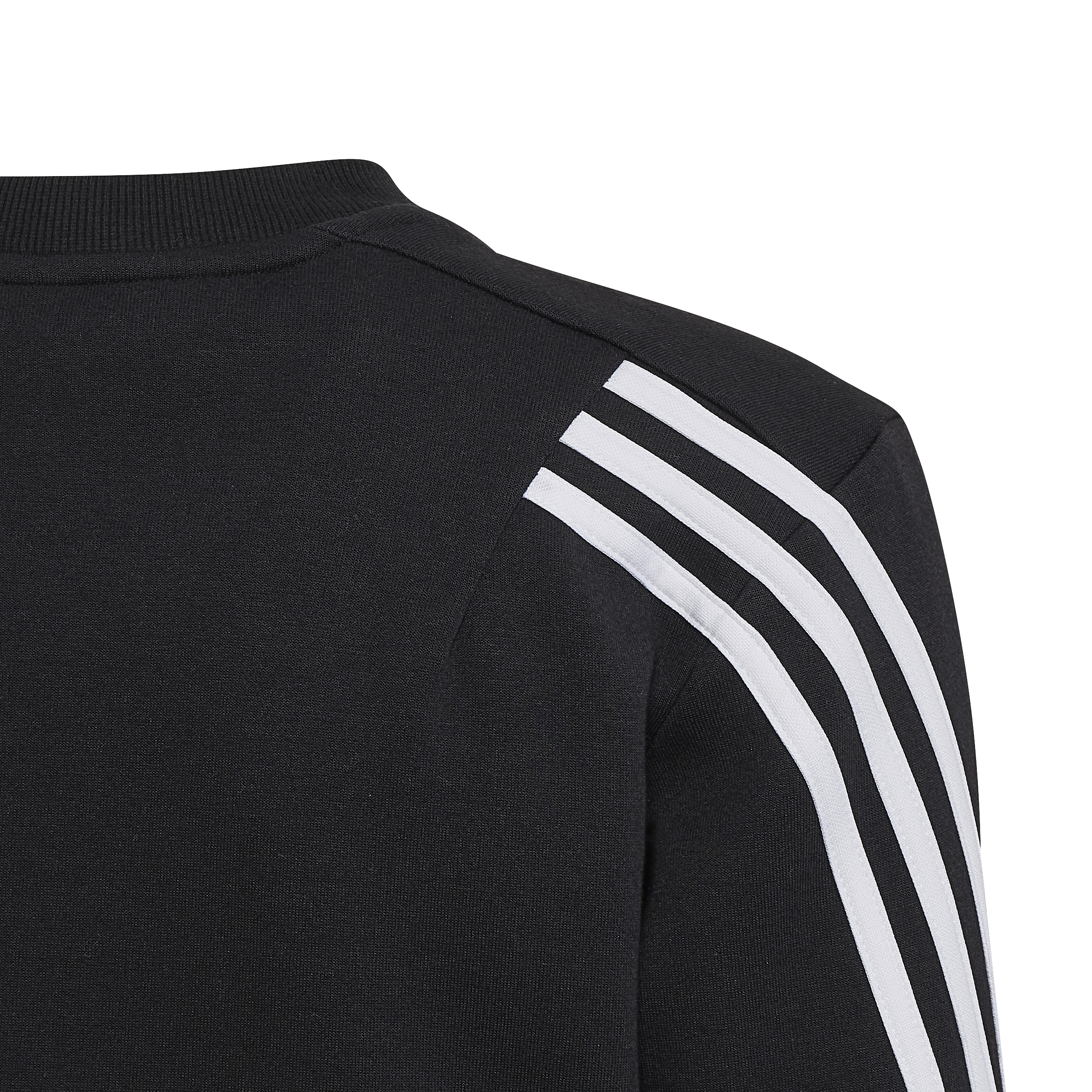 adidas Future Icons 3 Stripes Crew Sweatshirt -Boys - Black/White