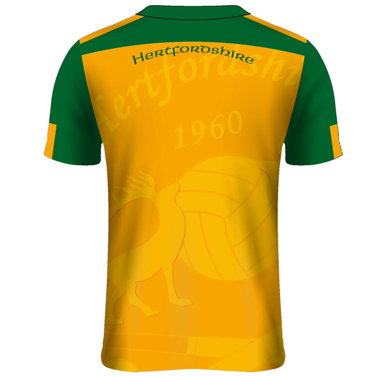 Mc Keever Hertfordshire GAA Playing Jersey - Adult - Amber Player Fit