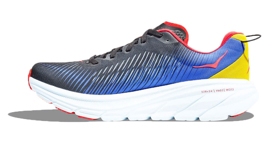 Hoka One One Rincon 3 Running Shoes - Mens - Black/Dazzling Blue