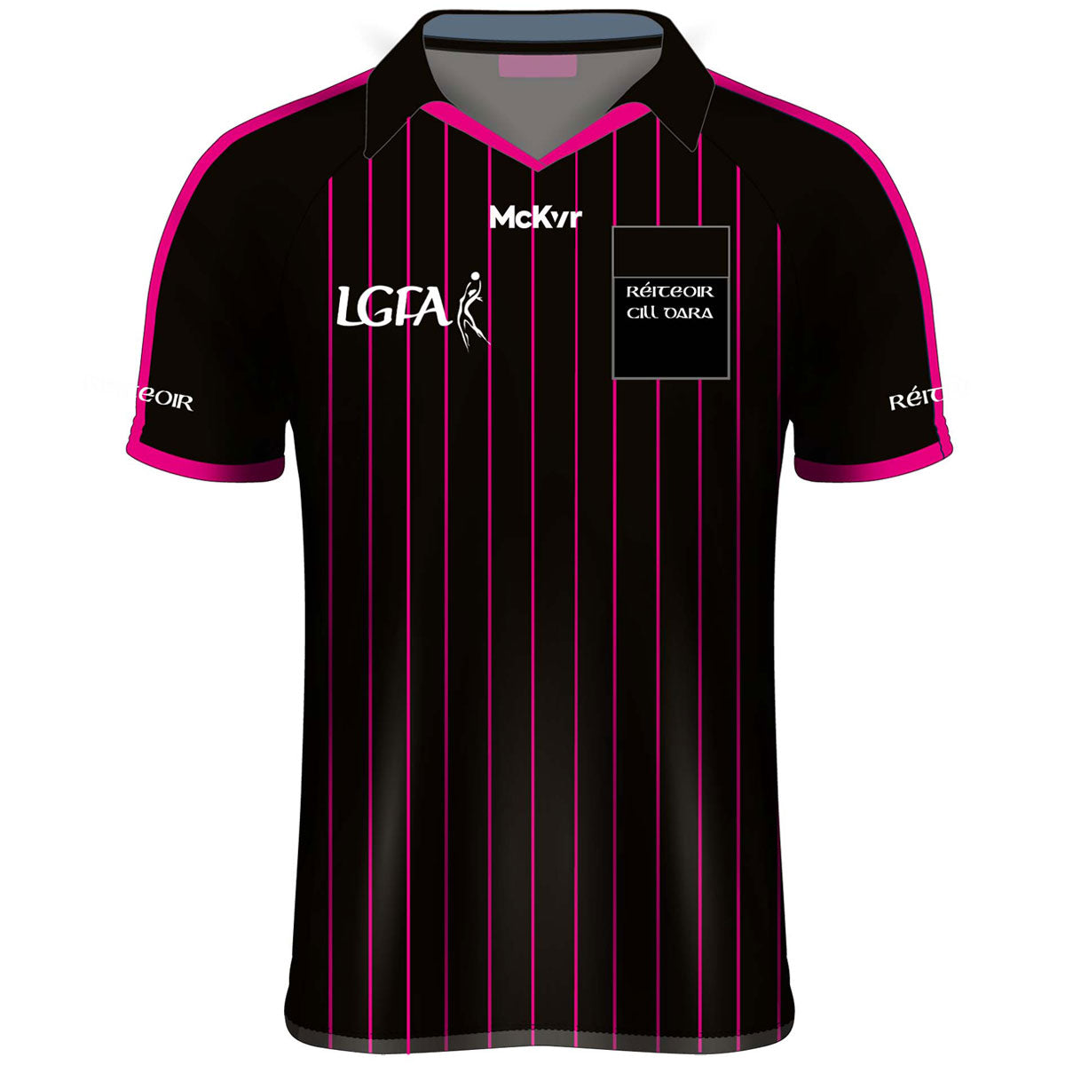 Mc Keever Kildare LGFA Referees Jersey - Adult - Black Player Fit