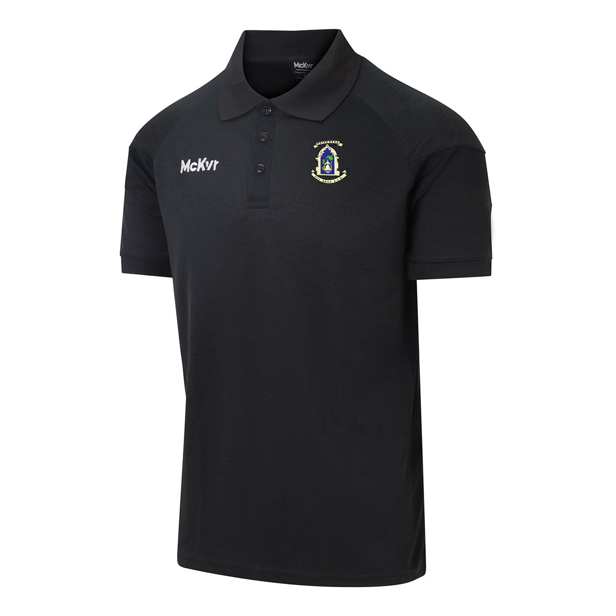 Mc Keever Kinawley Brian Boru's Core 22 Polo Top - Adult - Black