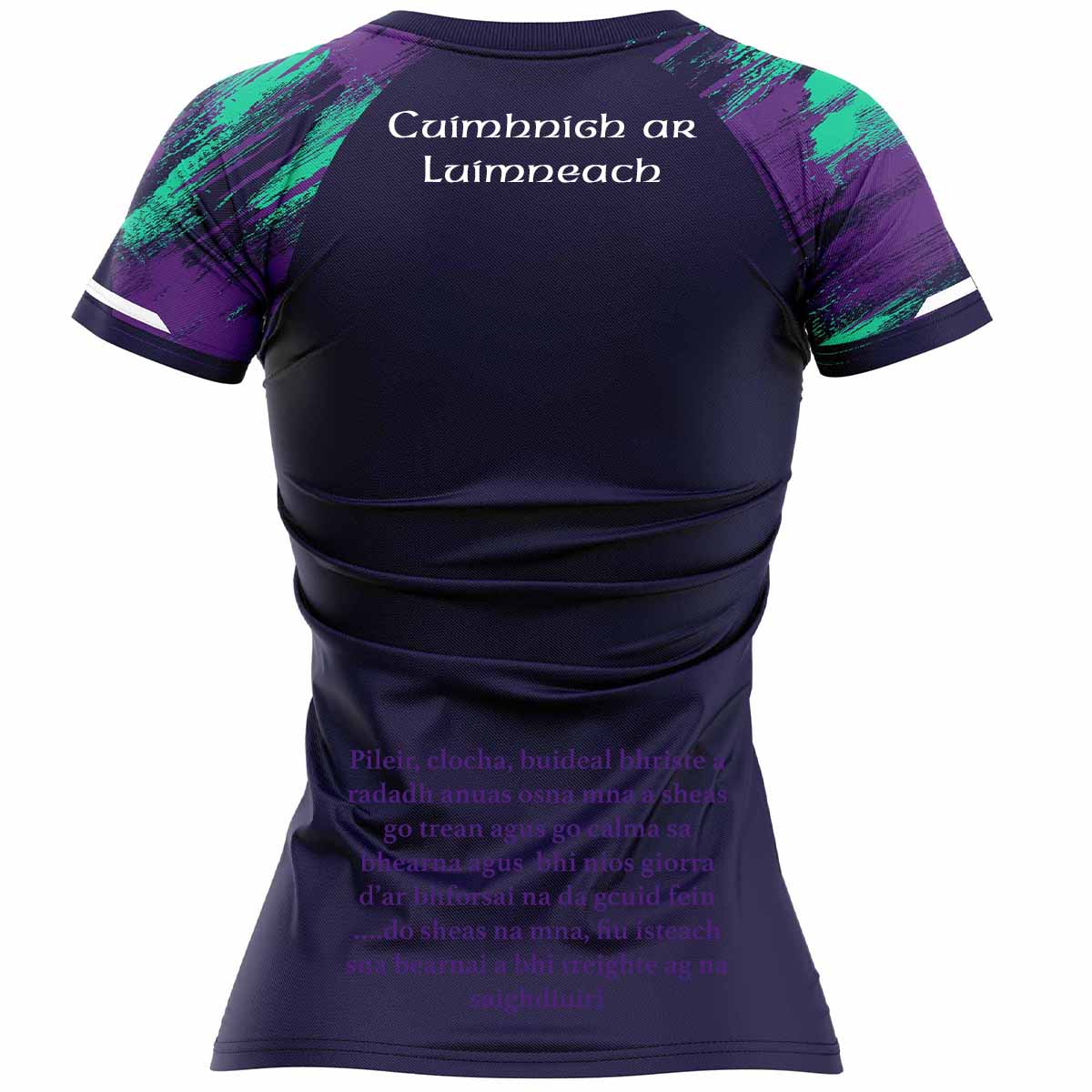 Mc Keever Limerick Camogie Official Training Jersey - Womens - Navy/Purple
