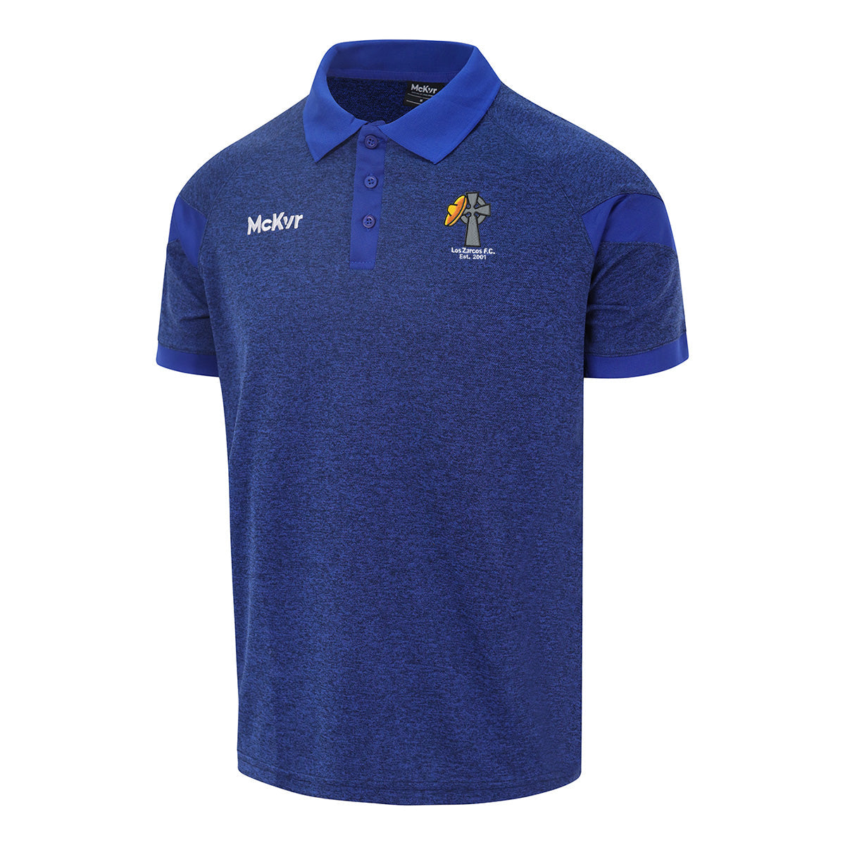 Mc Keever Los Zarcos FC Core 22 Polo Top - Adult - Royal