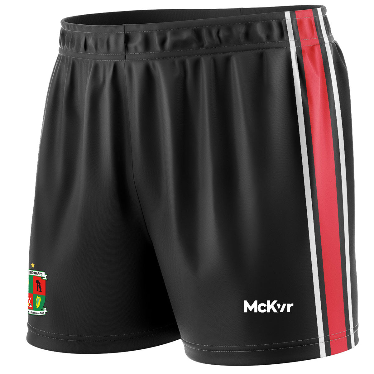 Mc Keever Madrid Harps GAA Training Short - Adult - Black/Red