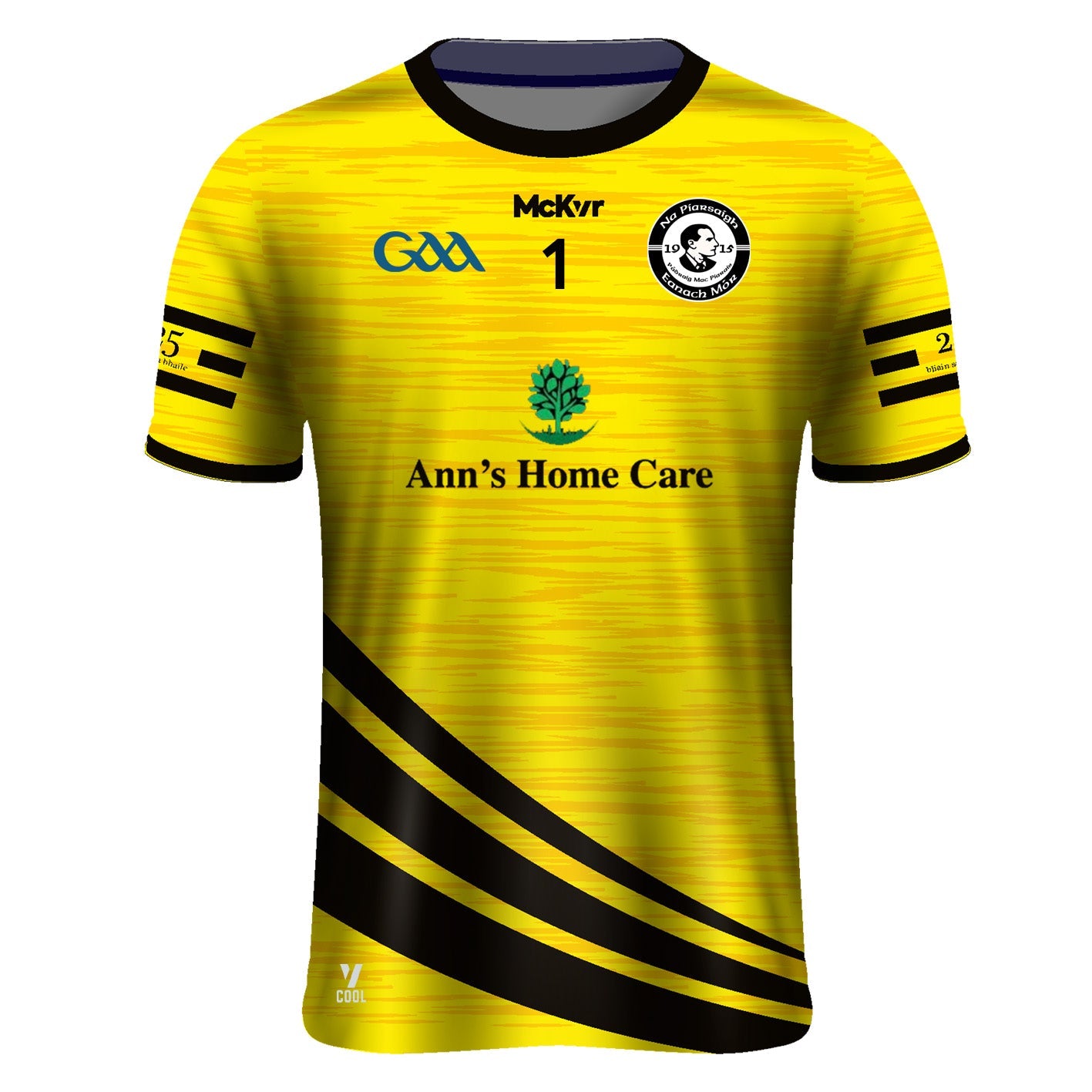 Mc Keever Na Piarsaigh Eanach Mor CLG Goalkeeper Jersey - Youth - Yellow/Black