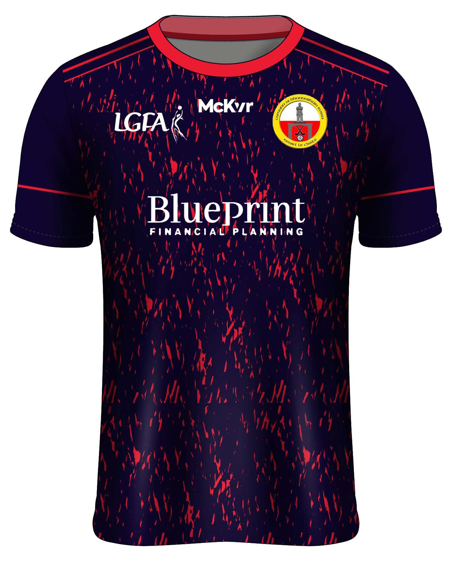 Mc Keever O'Donovan Rossa GAA Official Training Jersey - Womens - Navy/Red