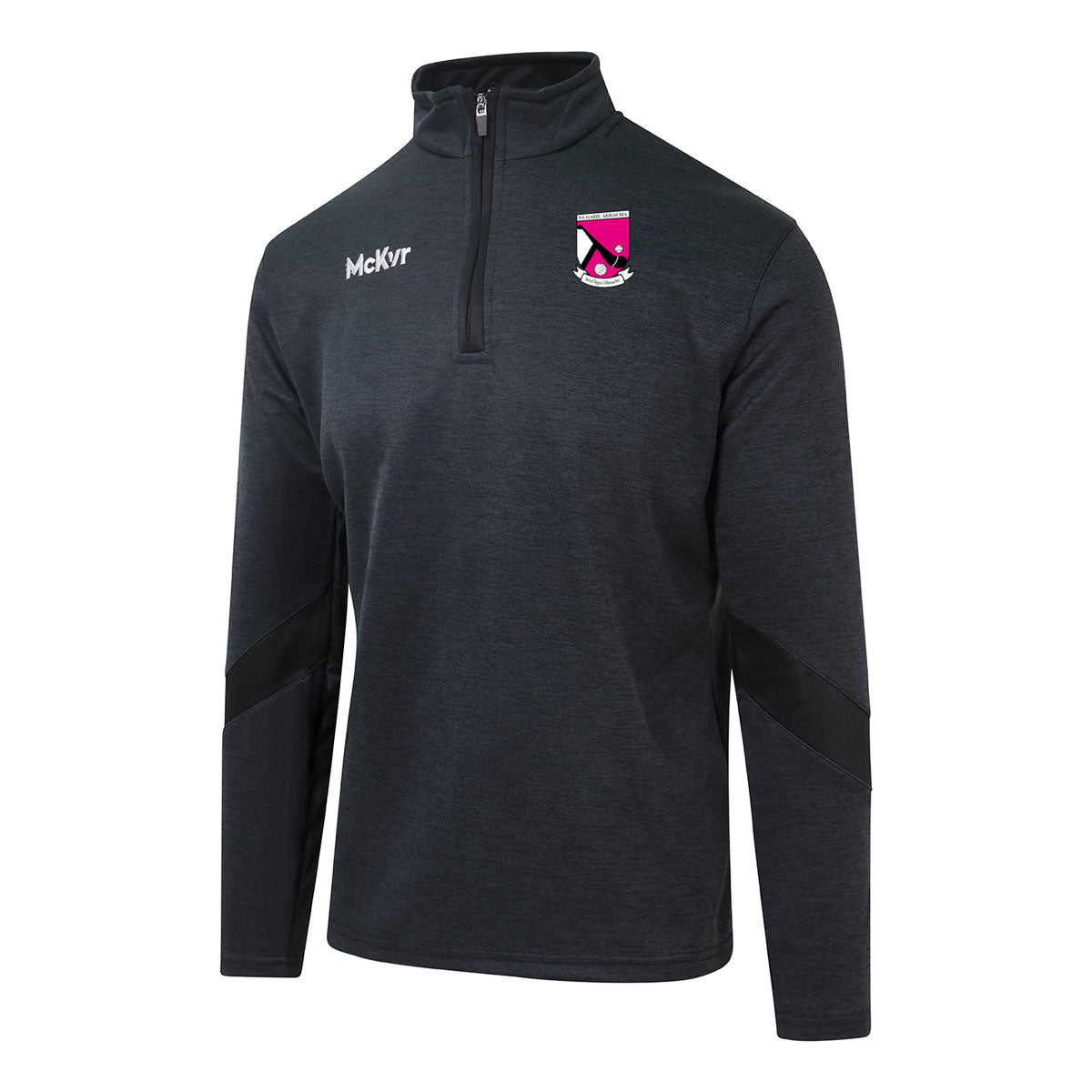 Mc Keever Rainbow Gaels GAA, Dublin Core 22 1/4 Zip Top - Youth - Black