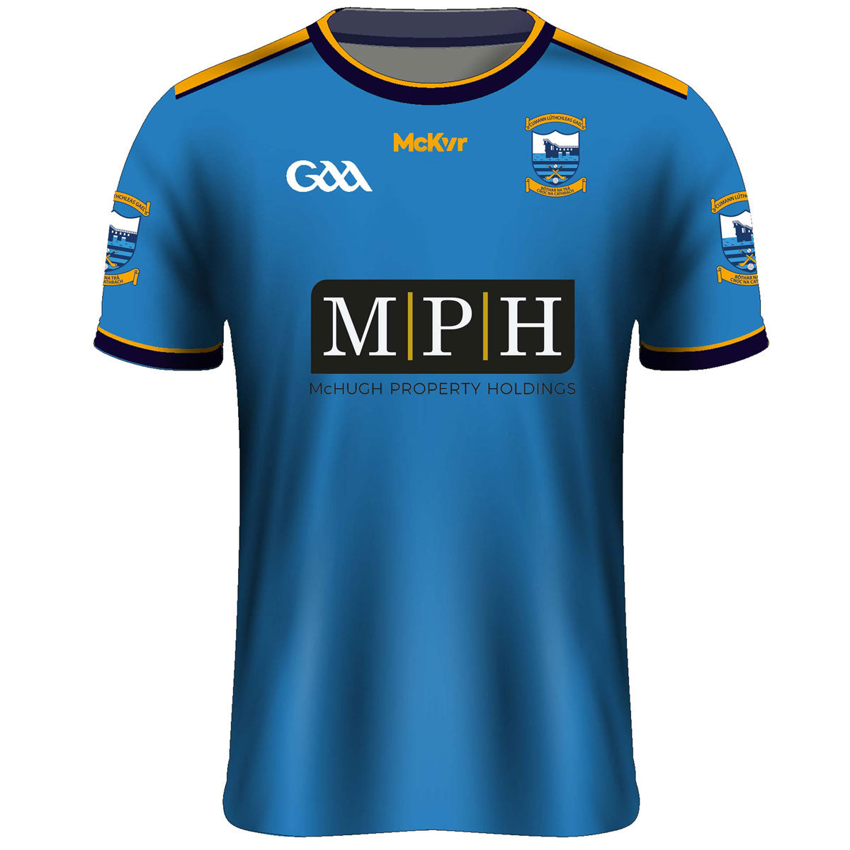 Mc Keever Salthill Knocknacarra GAA Home Jersey - Adult - Blue Player Fit