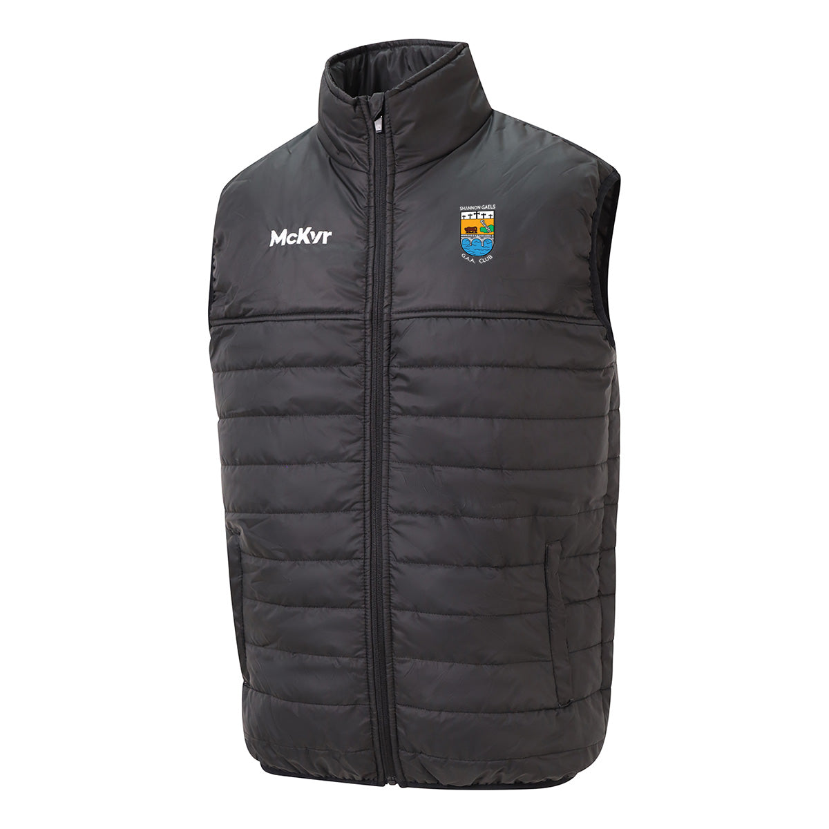 Mc Keever Shannon Gaels GAA Core 22 Padded Gilet - Youth - Black