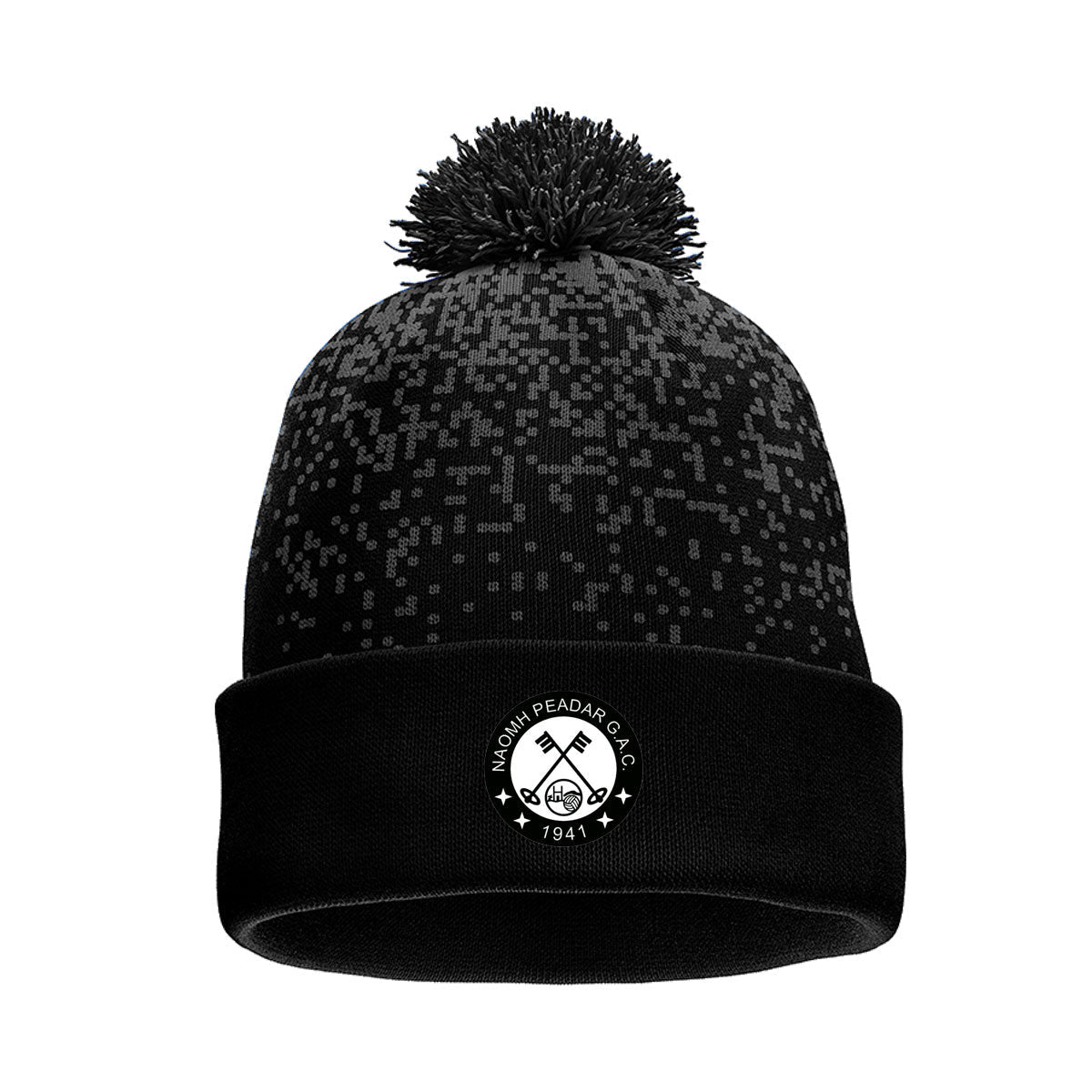 Mc Keever St Peters GAA Core 22 Bobble Hat - Adult - Black/Grey