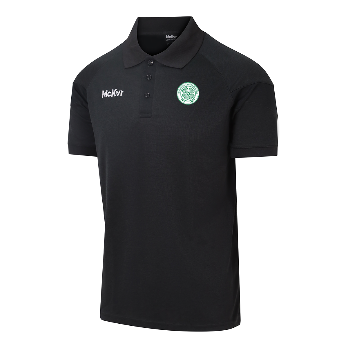 Mc Keever Termonfeckin Celtic FC Core 22 Polo Top - Adult - Black