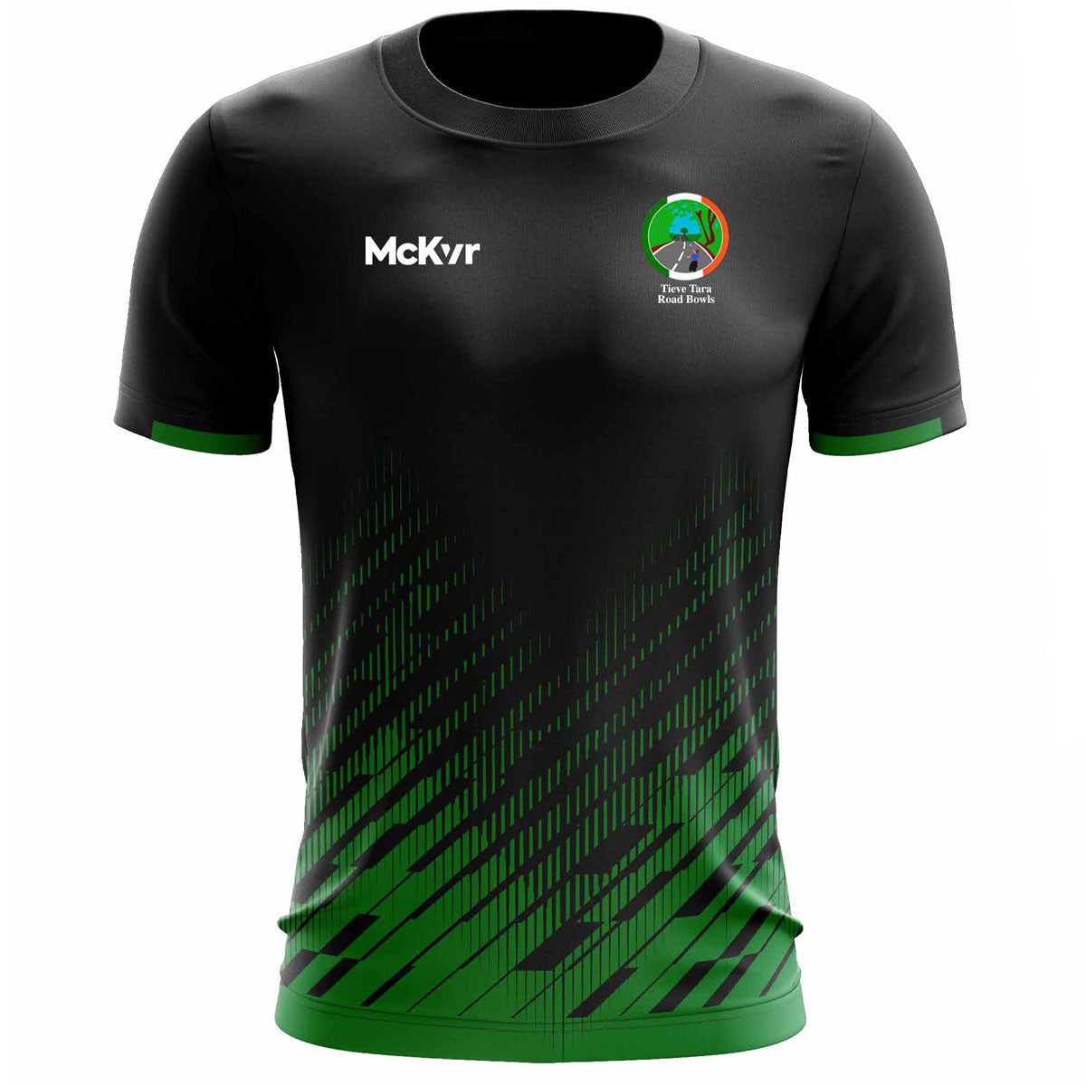 Mc Keever Tieve Tara Road Bowls Jersey - Adult - Black/Green