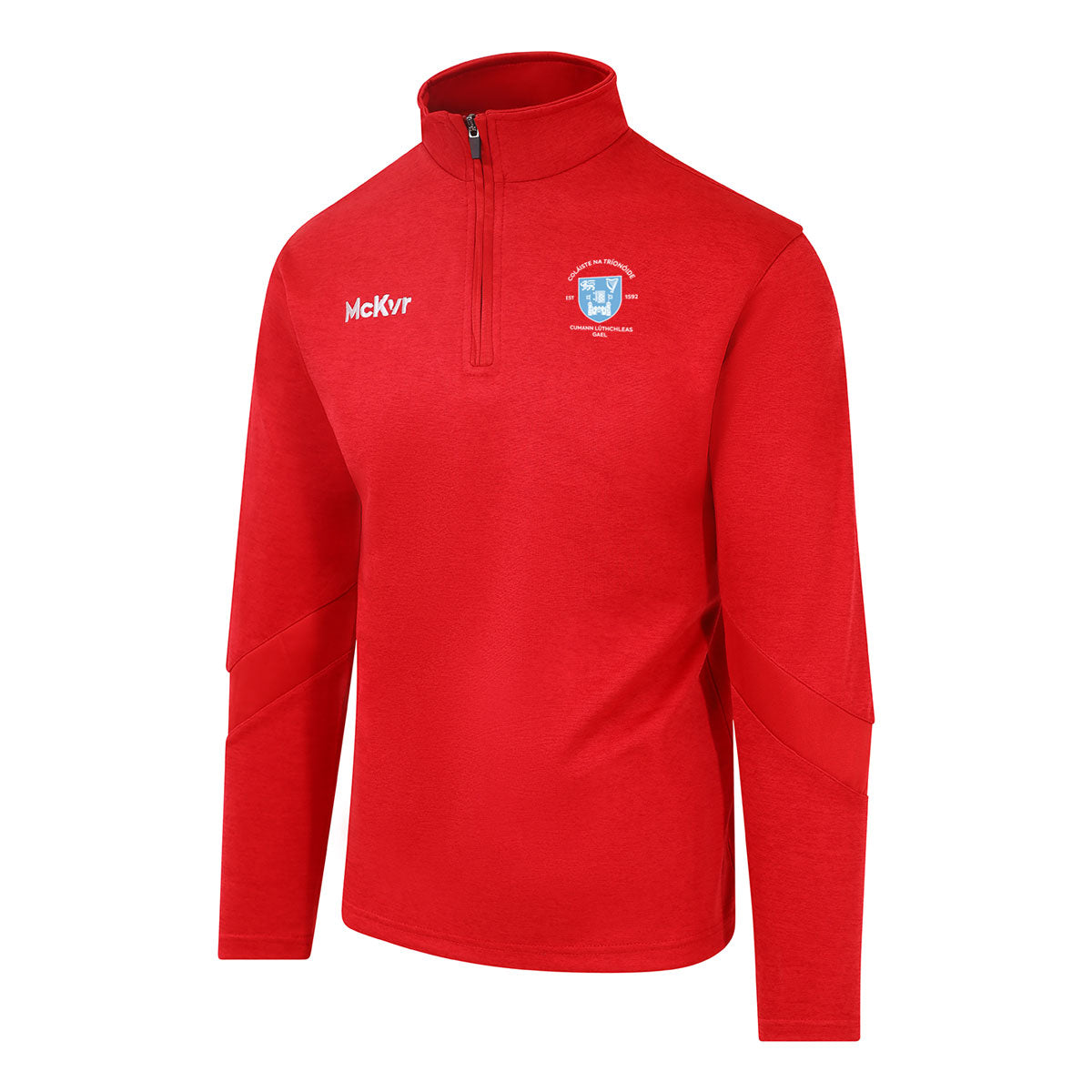 Mc Keever Trinity College Dublin Core 22 1/4 Zip Top - Adult - Red