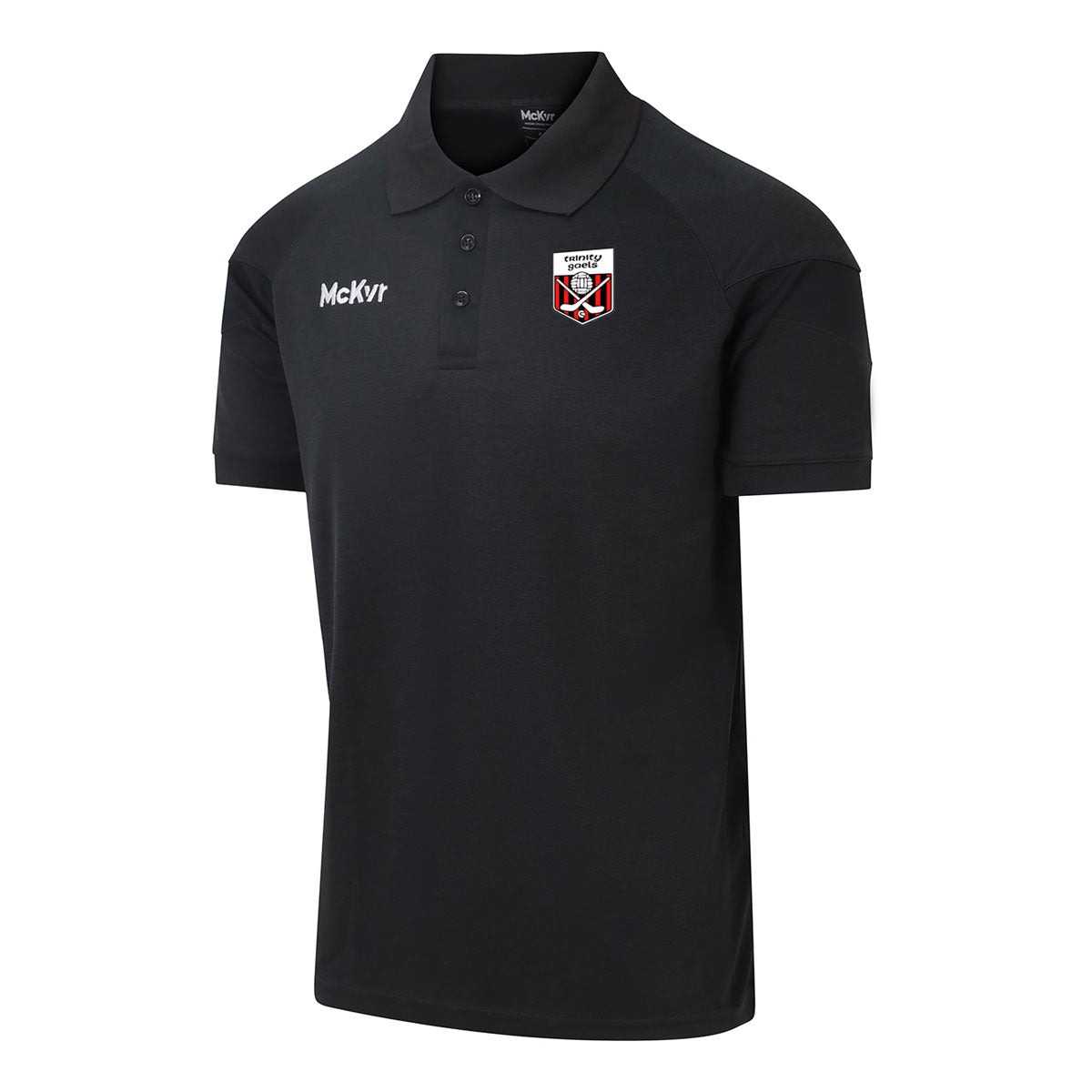 Mc Keever Trinity Gaels GAA Core 22 Polo Top - Adult - Black