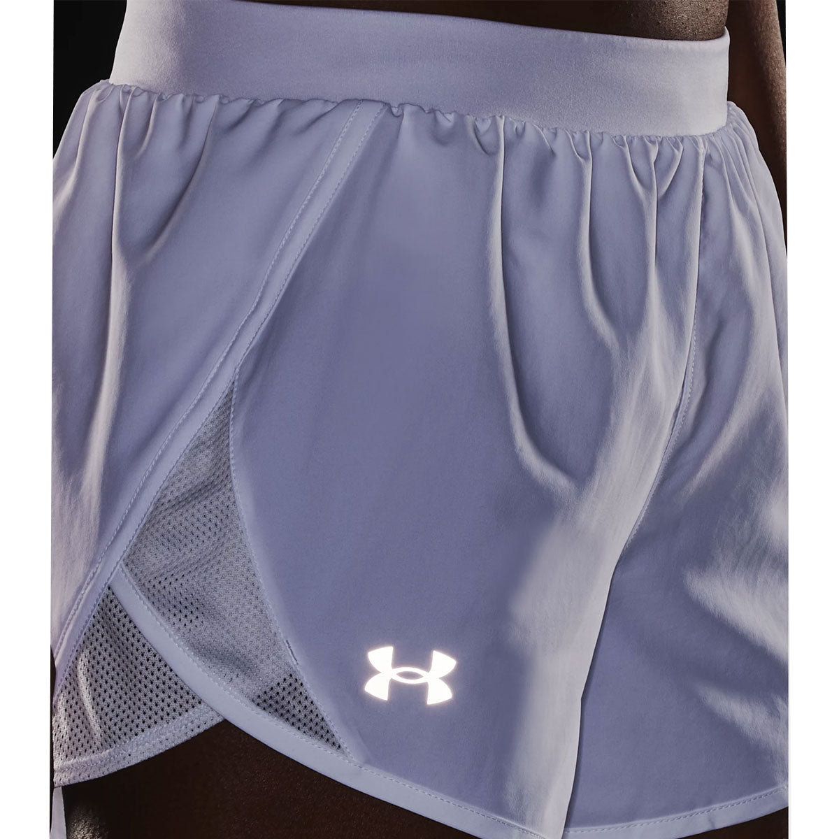 Under Armour Fly By 2.0 Training Shorts - Womens - White/Reflective