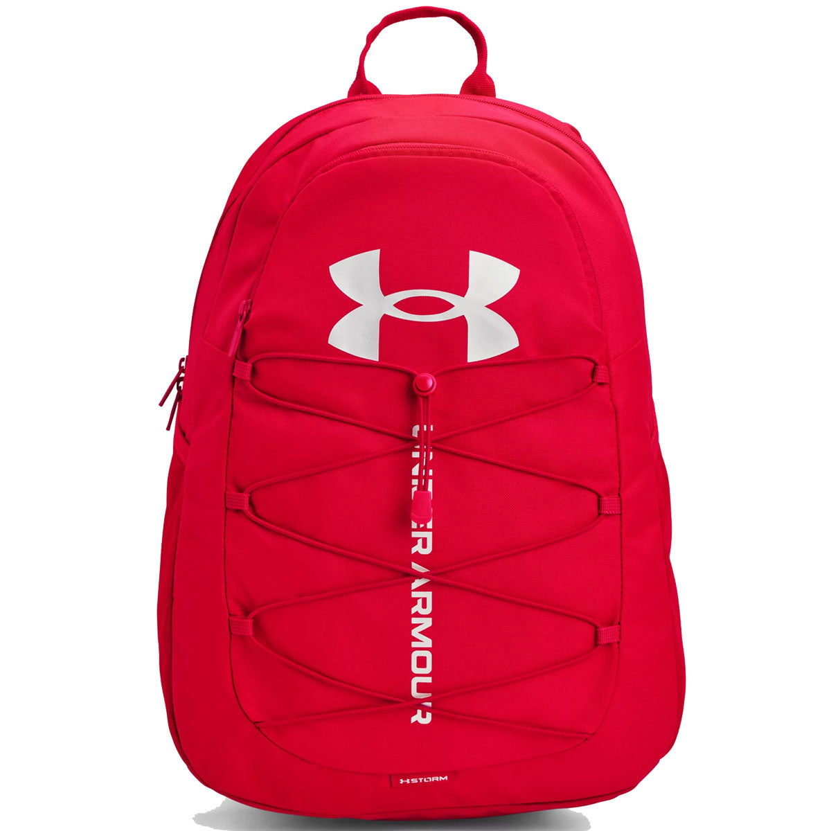 Under Armour Hustle Sport Backpack - Red/Metallic Silver