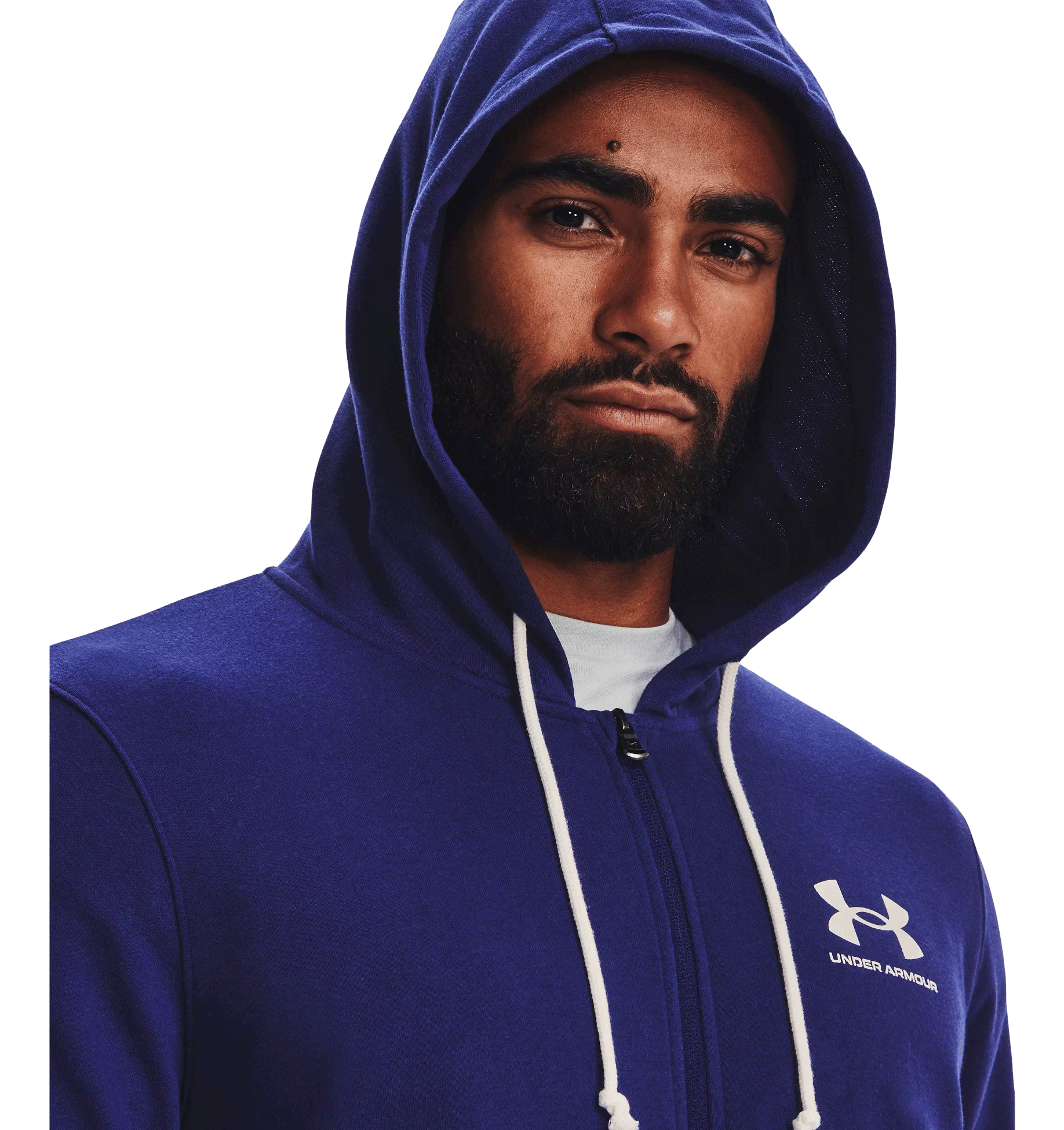 Under Armour Rival Terry Full Zip Jacket - Mens - Sonar Blue