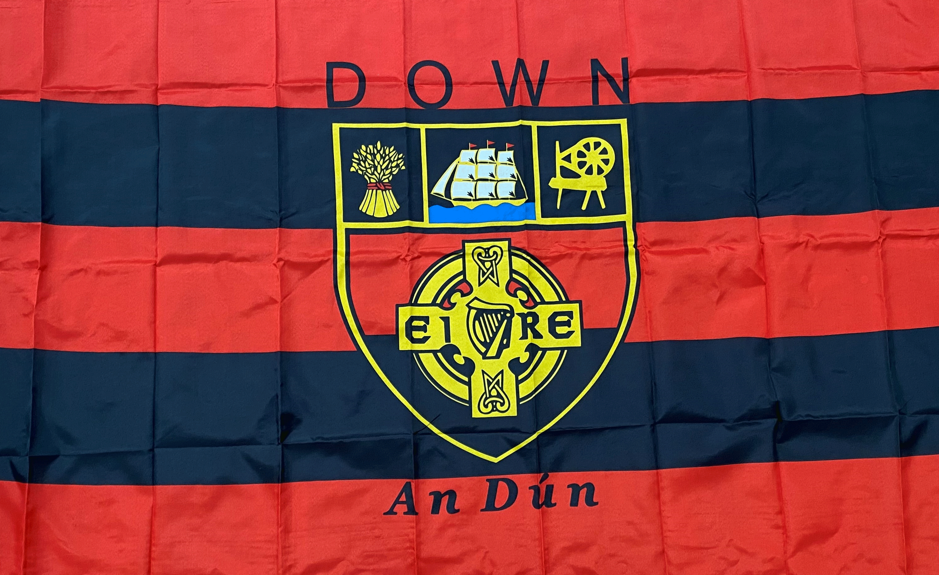 Mc Keever Sports Down County GAA Flags