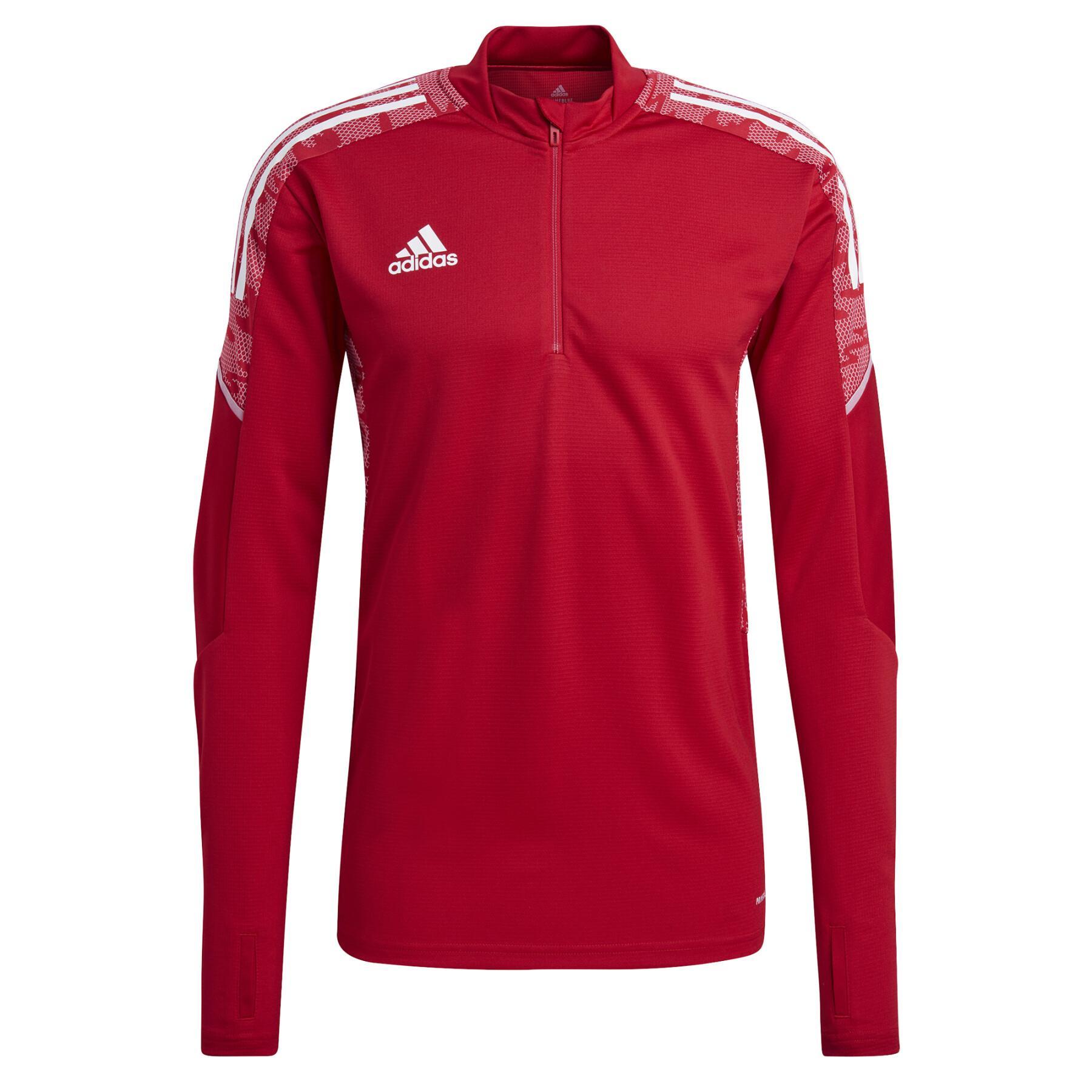 adidas Condivo 21 1/4 Training Top - Adult - Red