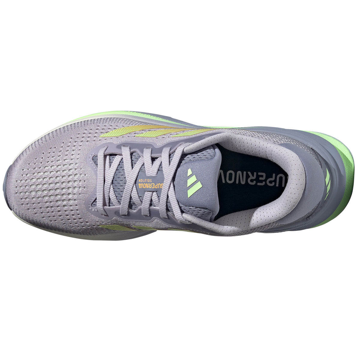 adidas Supernova Solution Running Shoes - Womens - Silver Dawn/Spark/Green Spark