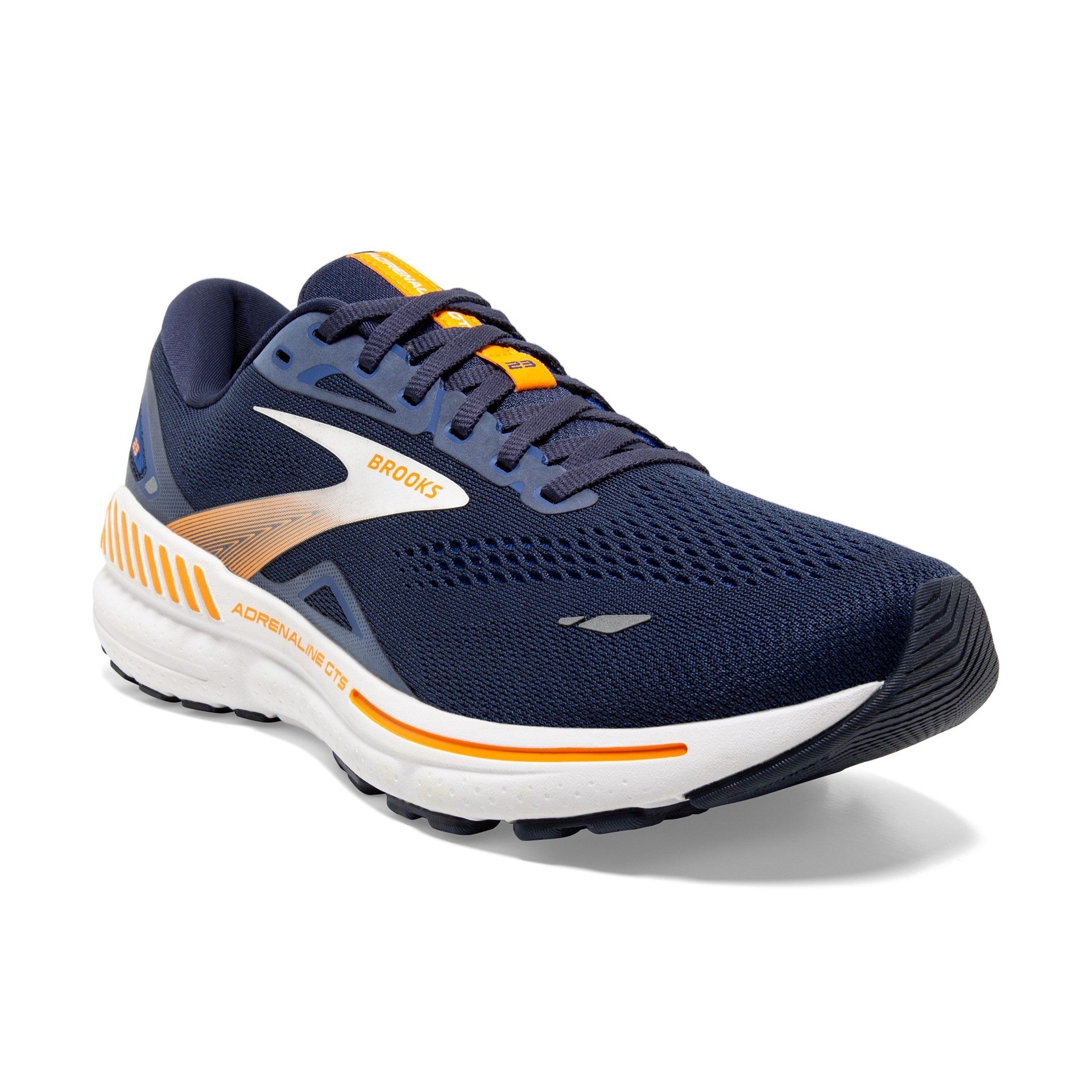 Brooks Adrenaline GTS 23 Running Shoes - Mens - Peacoat/Ultramarina/Orange