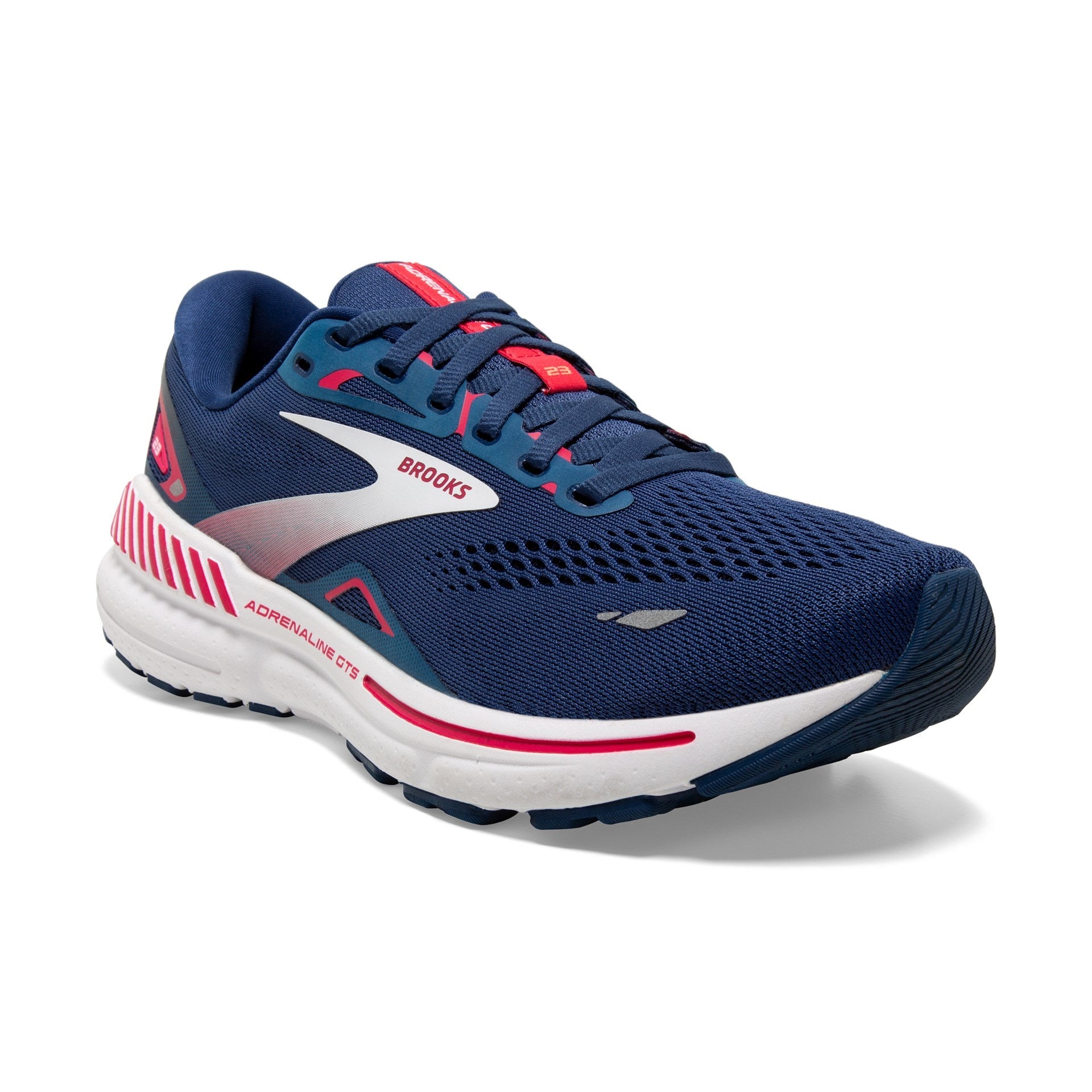Brooks Adrenaline GTS 23 Running Shoes - Womens - Blue/Raspberry/White