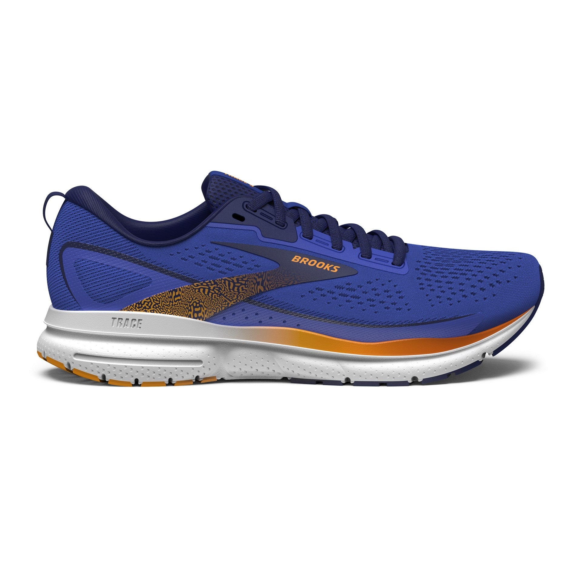 Brooks Trace 3 Running Shoes - Mens - Blue/Peacoat/Orange