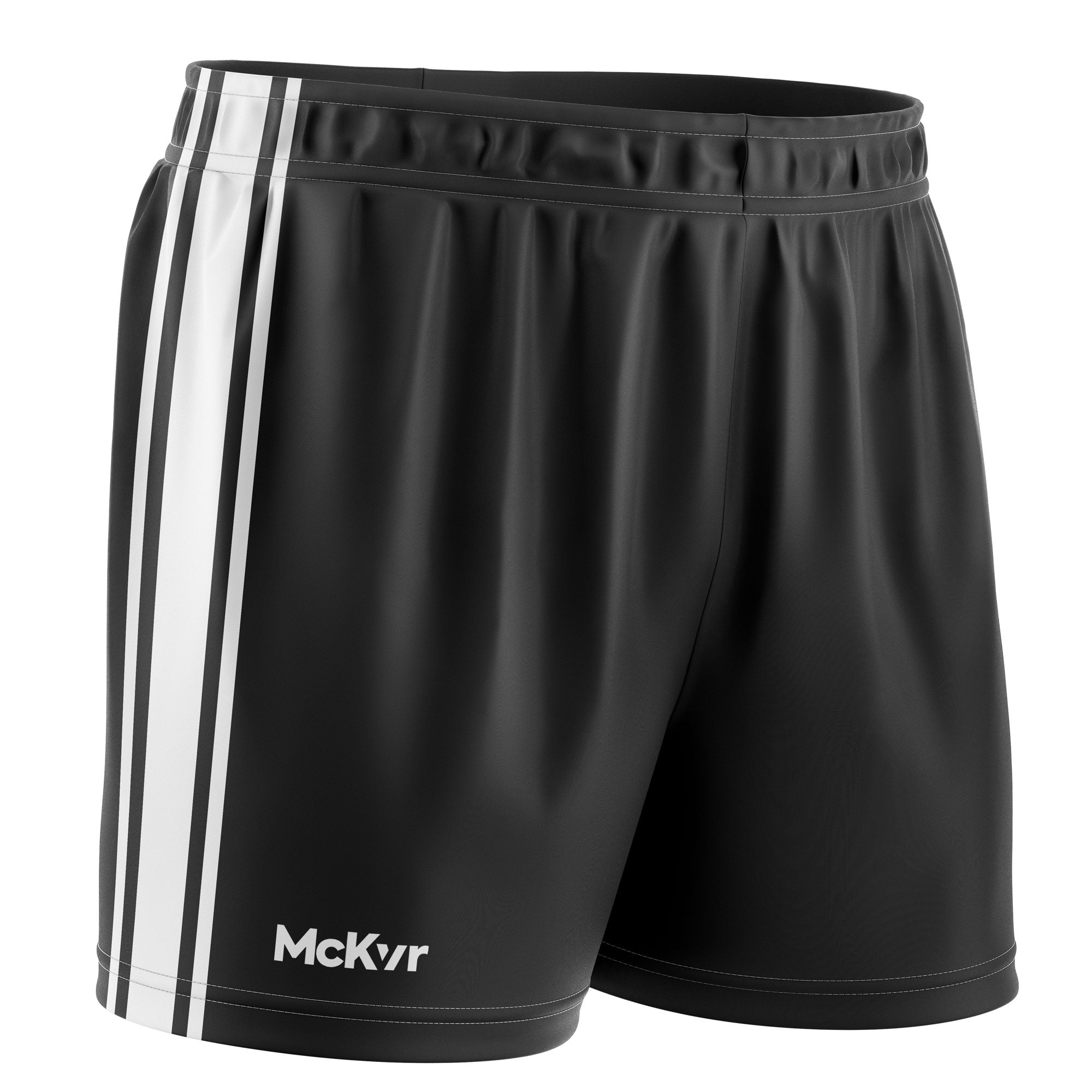 Mc Keever Core 22 GAA Shorts - Adult - Black/White