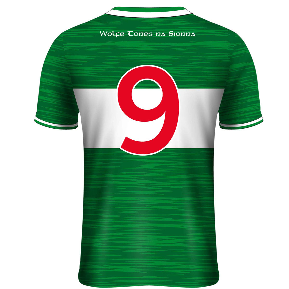 Mc Keever Wolfe Tones Na Sionna - Clare Numbered Home Jersey - Youth - Green